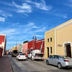 Bunte Häuser überall