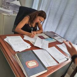 Lisa regelt den Einreise-Papierkram!