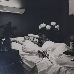 Candy Darling in her deathbed