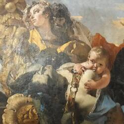 Particolare del "Castigo dei serpenti" di Tiepolo