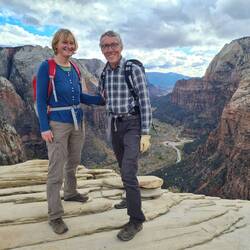 Geschafft! Bis ganz nach oben!