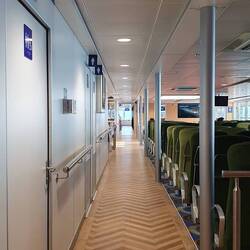 Montag um 14 Uhr ist die Fähre total leer