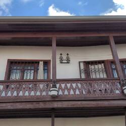 Inside of the ankara castle; this house could be austrian