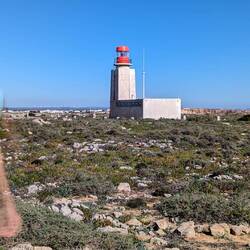 a ghostly apparation at the Sagres lighthouse