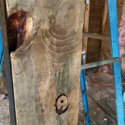 The support beam has some nice character.