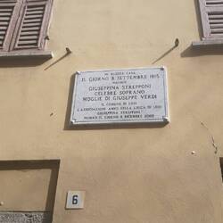 Casa Strepponi, moglie di Verdi
