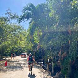 Weiter geht es mit dem Rad zum Strand