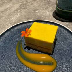 Coconut mango cake