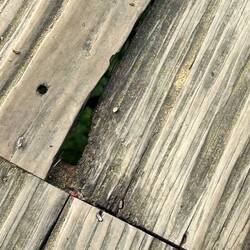 worunter es steil bergab geht. trust in wood