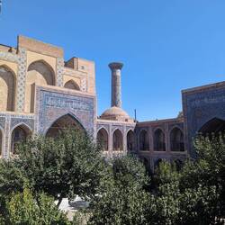Inside one of the madrasas