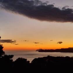 ... beim Abendglühen am östlichsten Zipfel Spaniens!