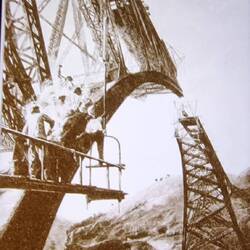 Ein Bild aus der Bauphase um 1900