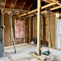 This used to be the location of the bedroom with a backdoor in it. It was awkward and strange.