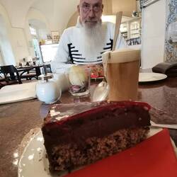 Kleine Pause im Schlosscafe ,lecker