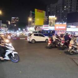 Entspannter Verkehr am Abend