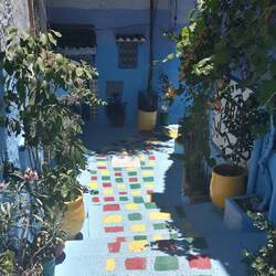 Mattonelle colorate a Kaiklana