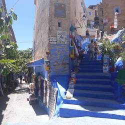 Scalinata su rue ibn Asskar