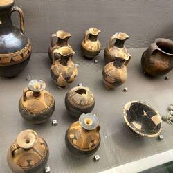 Artefacts in museum