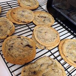 Ich hab die leckersten Cookies gebacken, die ich je gegessen hab