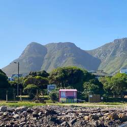 View from the pool to our spot