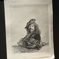 Famous self print by Rembrandt