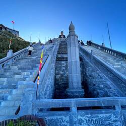 Stairs up to the Buddha Statue