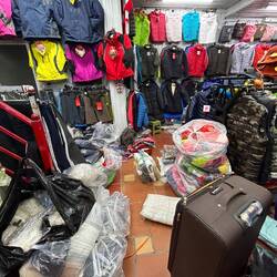 the cheap sports clothes shops after Indians have been there