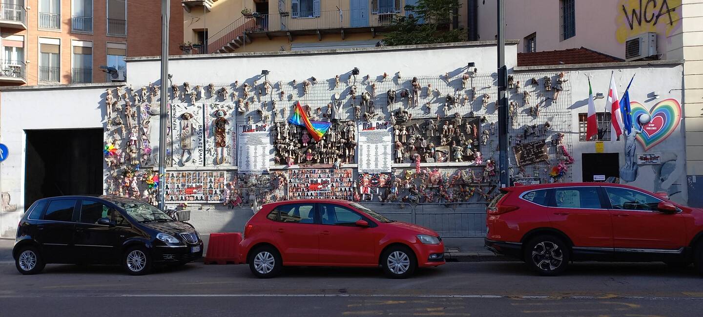 Mura delle bambole a San Lorenzo