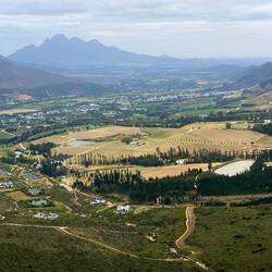 View over Franschhoek Valley