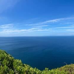 False Bay from Tablemountains to Hermanus on the right