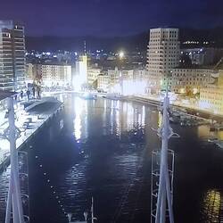 Hafen Savona beim Einlaufen