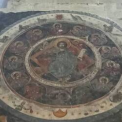 Lo zodiaco con Cristo al centro