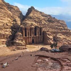 Vista da sopra l'ultima collina