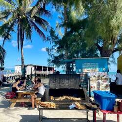 Meeresfrüchte auf dem Grill