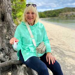 Steine sind hier der Strand