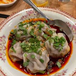 Short rib wontons