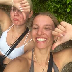 Es war sehr anstrengend, aber wir hatten trotzdem Spaß🥰