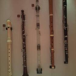 Und eine gläserne Flöte... und eine Blockflöte!