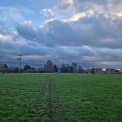 The footpath into Wrenbury