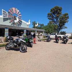 Roadside Gift Shop and Cheetah Refuge. Of course