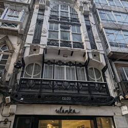 In the shopping district of A Coruna