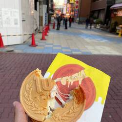 My 10 yen pancake in Osaka