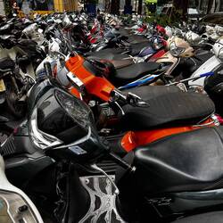 Moped Parkplatz