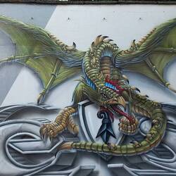 Murale al monumento di St. Jakob