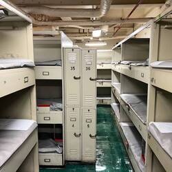 Bunks of the enlisted men