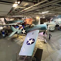 More aircraft on the hangar deck