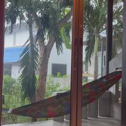 Wir haben hier sogar eine Hängematte 😍