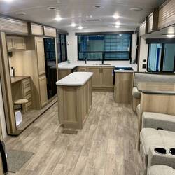 Inside eines Trailer-Camper