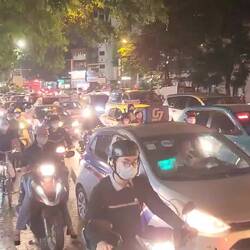 Normaler Feierabendverkehr