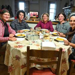 Zum Abendessen gibt es Trachaná, eine regionale Spezialität